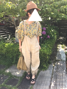 「Serendipity（セレンディピティ）のアイテム」を使った、tamaさん（レディース・159cm）の夏コーディネート