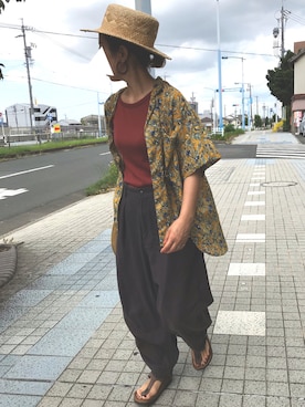 「Serendipity（セレンディピティ）のアイテム」を使った、tamaさん（レディース・159cm）の夏コーディネート