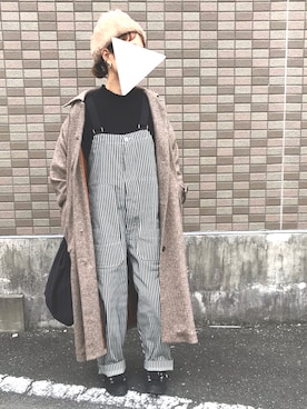 「Serendipity（セレンディピティ）のアイテム（ジャケット/アウター）」を使った、tamaさん（レディース・159cm）の冬コーディネート