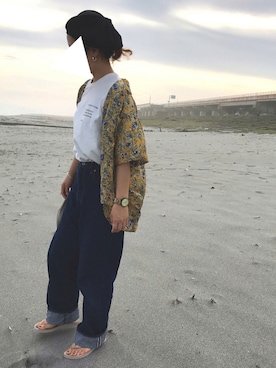 「Serendipity（セレンディピティ）のアイテム」を使った、tamaさん（レディース・159cm）の夏コーディネート