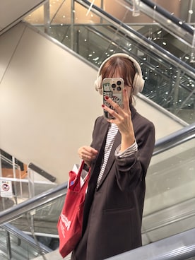 「アイテム（テーラードジャケット）」を使った、モさん（レディース・166cm・30代）の秋コーディネート