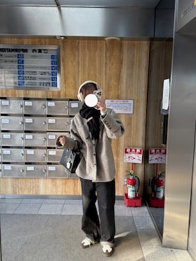 「アイテム（その他アウター）」を使った、モさん（レディース・166cm・30代）の秋コーディネート