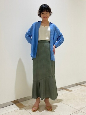 「SHIPS for women」｜西澤さん（レディース・159cm）の春コーディネート