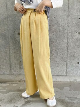 「ベルトデザイン」｜SELECT MOCAさん（レディース・160cm）の冬コーディネート