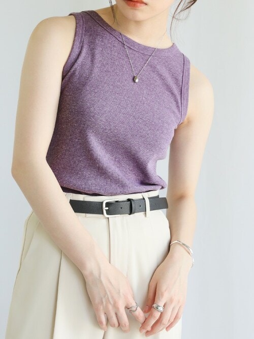 シンプルリブタンクトップ（タンクトップ）｜select MOCA（セレクト