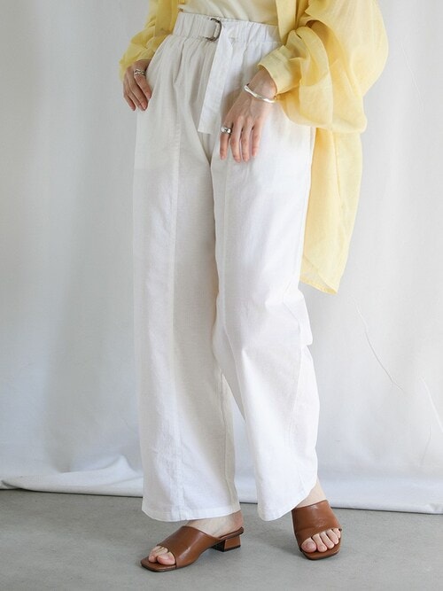 ☆WEEKEND☆直営店買付☆お洒落リネンワイドパンツ/VELIERO 5131135206003-d-veliero.jpg