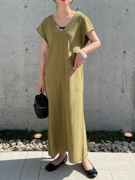 「select MOCA by misato（セレクトモカバイミサト）のアイテム」を使った、SELECT MOCAさん（レディース・161cm）の夏コーディネート