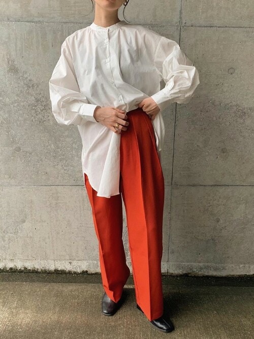 セール】ダブルタックルーズデザインパンツ（スラックス）｜select