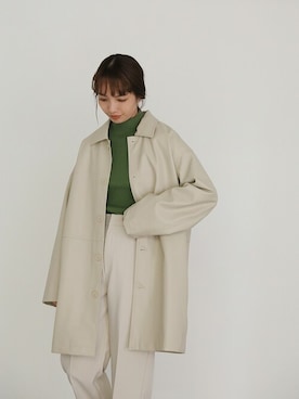 「select MOCA（セレクトモカ）のアイテム（その他アウター）」を使った、SELECT MOCAさん（レディース・159cm）の秋コーディネート