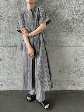 「select MOCA by son（セレクトモカバイソン）のアイテム（スラックス）」を使った、SELECT MOCAさん（レディース・159cm）の春コーディネート