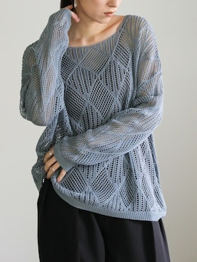 「select MOCA by son（セレクトモカバイソン）のアイテム（スラックス）」を使った、SELECT MOCAさん（レディース・160cm）の春コーディネート