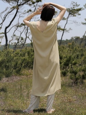 「オリーブ」｜「アイテム（ワンピース）」を使った、SELECT MOCAさん（レディース・160cm）の夏コーディネート