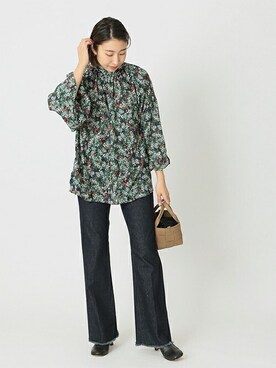 「maison-vincent（メゾンヴァンサン）のアイテム」を使った、watanabeさん（レディース・163cm）の冬コーディネート