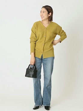 「maison-vincent（メゾンヴァンサン）のアイテム」を使った、watanabeさん（レディース・163cm）の冬コーディネート