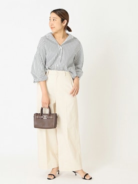 「journal standard L'essage（ジャーナルスタンダードレサージュ）のアイテム（パンツ）」を使った、watanabeさん（レディース・163cm）の冬コーディネート