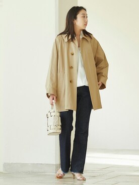 「journal standard L'essage（ジャーナルスタンダードレサージュ）のアイテム（その他アウター）」を使った、watanabeさん（レディース・161cm）の冬コーディネート