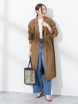 「journal standard L'essage（ジャーナルスタンダードレサージュ）のアイテム（その他アウター）」を使った、watanabeさん（レディース・161cm）の春コーディネート