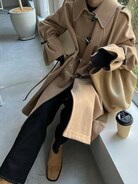 hara sayaka｜WILLFULLYのダッフルコートを使ったコーディネート - WEAR