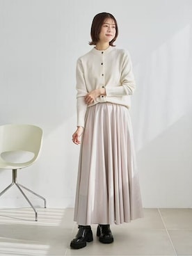 「LE TALON（ルタロン）のアイテム（ブーツ）」を使った、matsuriさん（レディース・164cm）の冬コーディネート