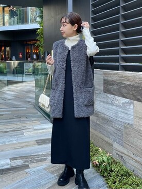 「onulsoha（オヌルソハ）のアイテム」を使った、FREDY&GLOSTER stylingさん（レディース・160cm）の秋コーディネート