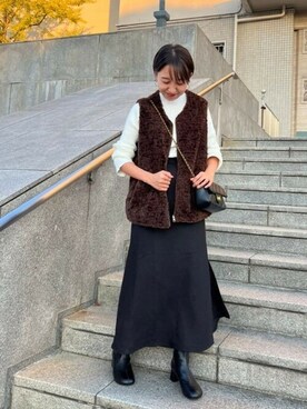 「onulsoha（オヌルソハ）のアイテム」を使った、FREDY&GLOSTER stylingさん（レディース・160cm）の秋コーディネート