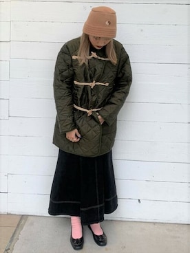 「FREDY&GLOSTER」｜「アイテム（ダッフルコート）」を使った、FREDY&GLOSTER stylingさん（レディース・160cm）の秋コーディネート