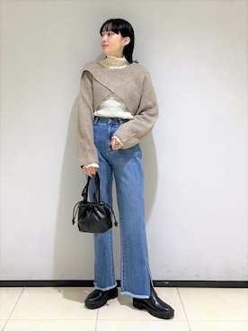 FREDY&GLOSTER stylingさん（レディース・155cm）の冬コーディネート