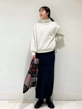 「onulsoha（オヌルソハ）のアイテム」を使った、FREDY&GLOSTER stylingさん（レディース・170cm）の冬コーディネート