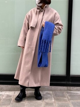 FREDY&GLOSTER stylingさん（レディース・156cm）の冬コーディネート