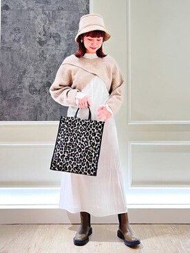 FREDY&GLOSTER stylingさん(レディース・161cm)の冬コーディネート