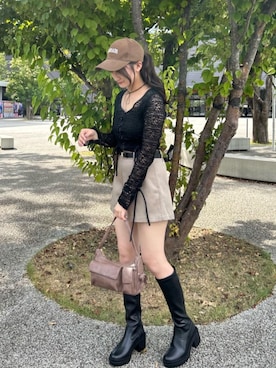 華鈴さん(レディース・158cm)の夏コーディネート