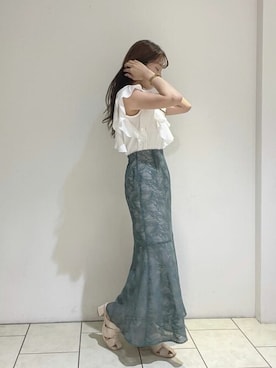LAGUNAMOON STAFFさん（レディース・157cm）の夏コーディネート