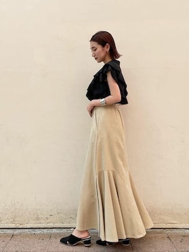 LAGUNAMOON STAFFさん（レディース・154cm）の夏コーディネート