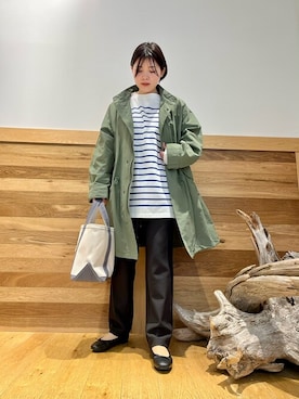 「orcival」｜「アイテム（モッズコート）」を使った、kaoriさん（レディース・148cm）の春コーディネート