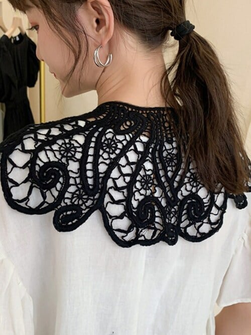 TISCARESPADASのつけ襟 DAY CLOSET つけ襟 付け襟 レディース バタフライライクビッグカラー