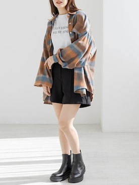 TeddyShopさん(レディース・158cm)の冬コーディネート