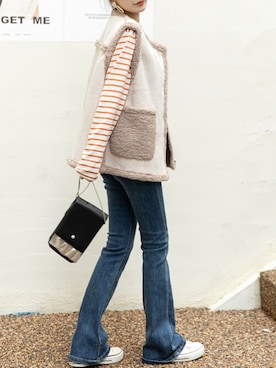 TeddyShopさん（レディース・158cm）の冬コーディネート