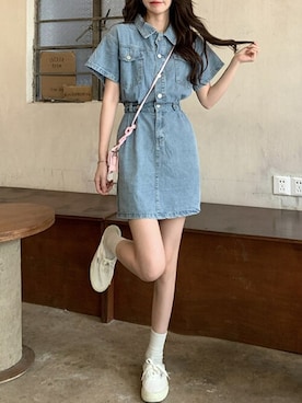 「DAY CLOSET（デイ クローゼット）のアイテム」を使った、TeddyShopさん（レディース・158cm）の春コーディネート