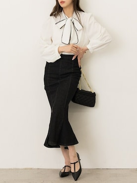 「DAY CLOSET（デイ クローゼット）のアイテム（シャツ/ブラウス）」を使った、TeddyShopさん（レディース・158cm）の秋コーディネート
