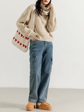 TeddyShopさん（レディース・164cm）の冬コーディネート