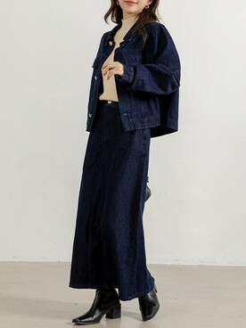 「24ssトレンド」｜「アイテム（セットアップ）」を使った、TeddyShopさん（レディース・156cm）の冬コーディネート