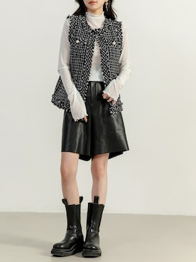 「DAY CLOSET（デイ クローゼット）のアイテム（シャツ/ブラウス）」を使った、TeddyShopさん（レディース・156cm）の冬コーディネート