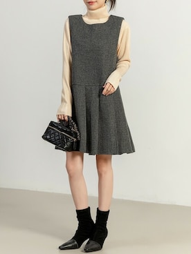 TeddyShopさん（レディース・156cm）の冬コーディネート