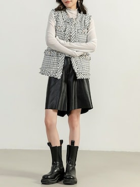 「DAY CLOSET（デイ クローゼット）のアイテム（シャツ/ブラウス）」を使った、TeddyShopさん（レディース・156cm）の春コーディネート