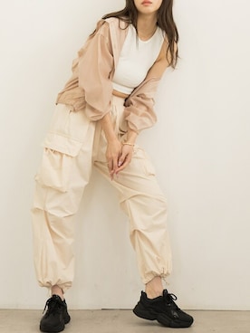 「DAY CLOSET（デイ クローゼット）のアイテム（シャツ/ブラウス）」を使った、TeddyShopさん（レディース・158cm）の秋コーディネート