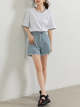 「DAY CLOSET（デイ クローゼット）のアイテム」を使った、TeddyShopさん（レディース・158cm）の秋コーディネート