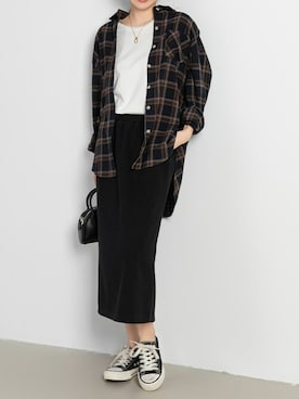 「DAY CLOSET（デイ クローゼット）のアイテム（シャツ/ブラウス）」を使った、TeddyShopさん（レディース・158cm）の秋コーディネート