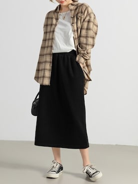 「DAY CLOSET（デイ クローゼット）のアイテム（シャツ/ブラウス）」を使った、TeddyShopさん（レディース・158cm）の秋コーディネート