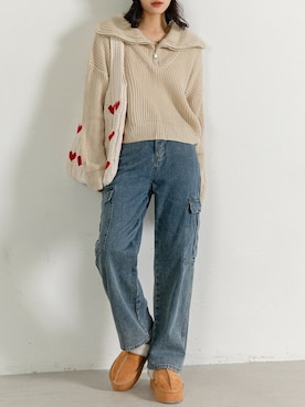 TeddyShopさん（レディース・158cm）の冬コーディネート