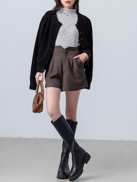 TeddyShopさん（レディース・158cm）の冬コーディネート